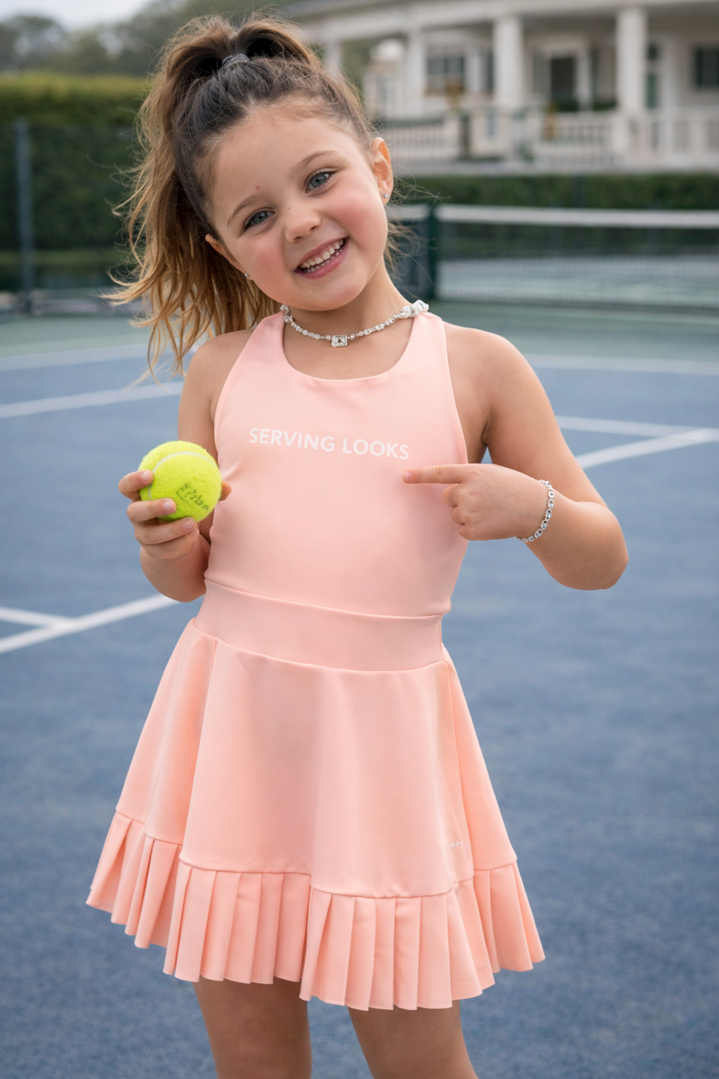 Pink Open Cross Body Back