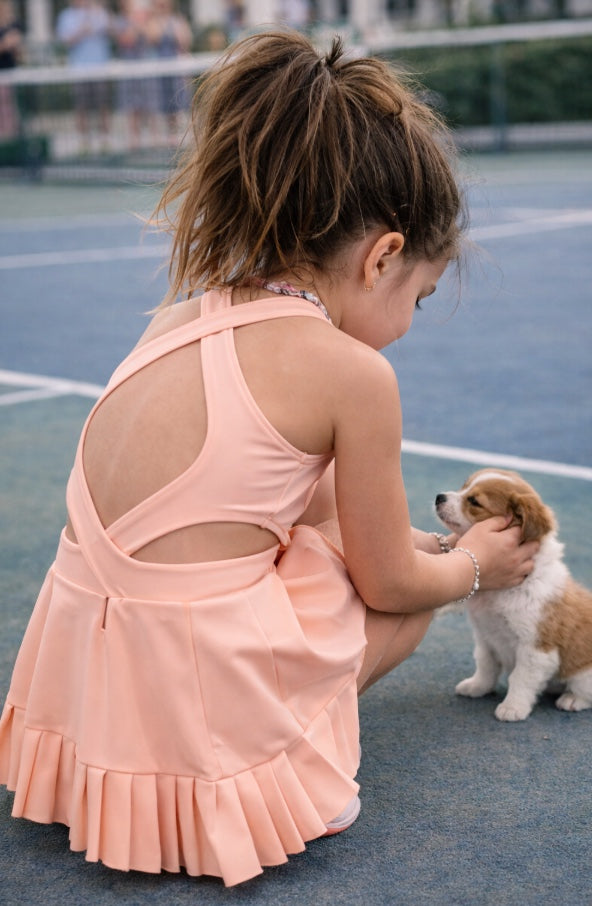 Pink Open Cross Body Back