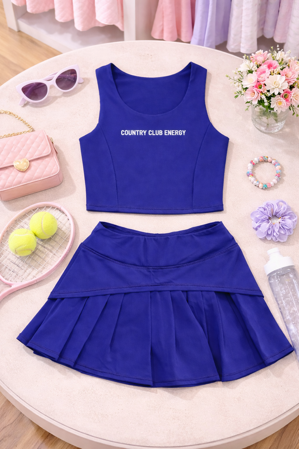 Country Club Energy | Girls Athleisure Skirt Set