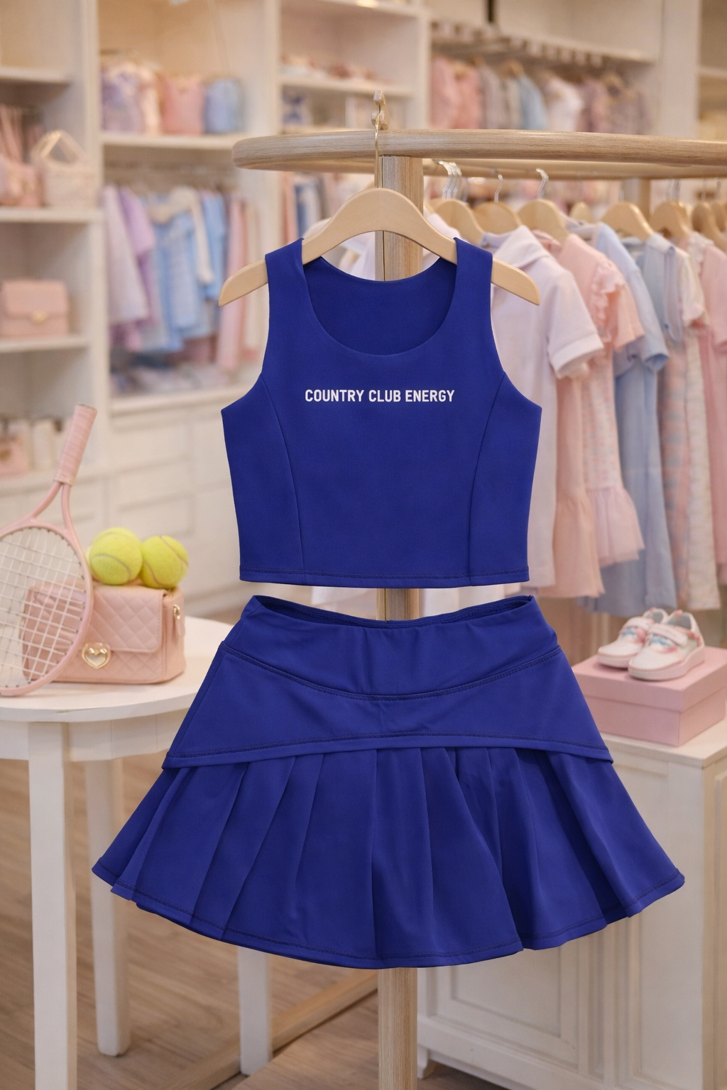 Country Club Energy | Girls Athleisure Skirt Set