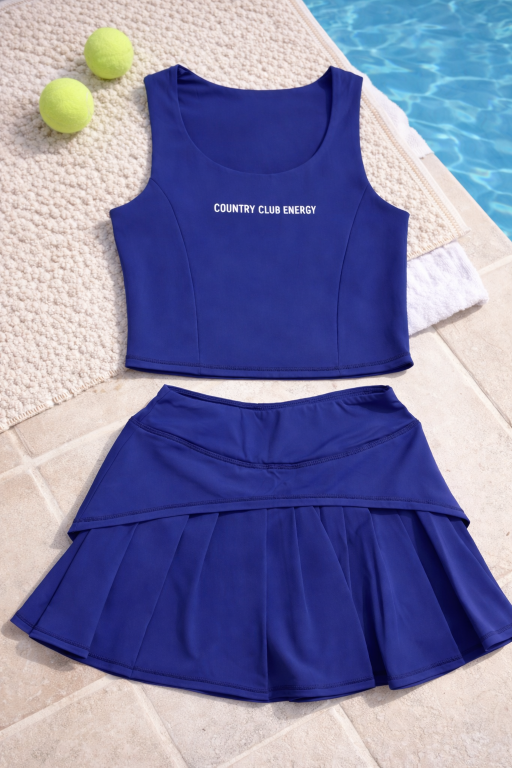 Country Club Energy | Girls Athleisure Skirt Set