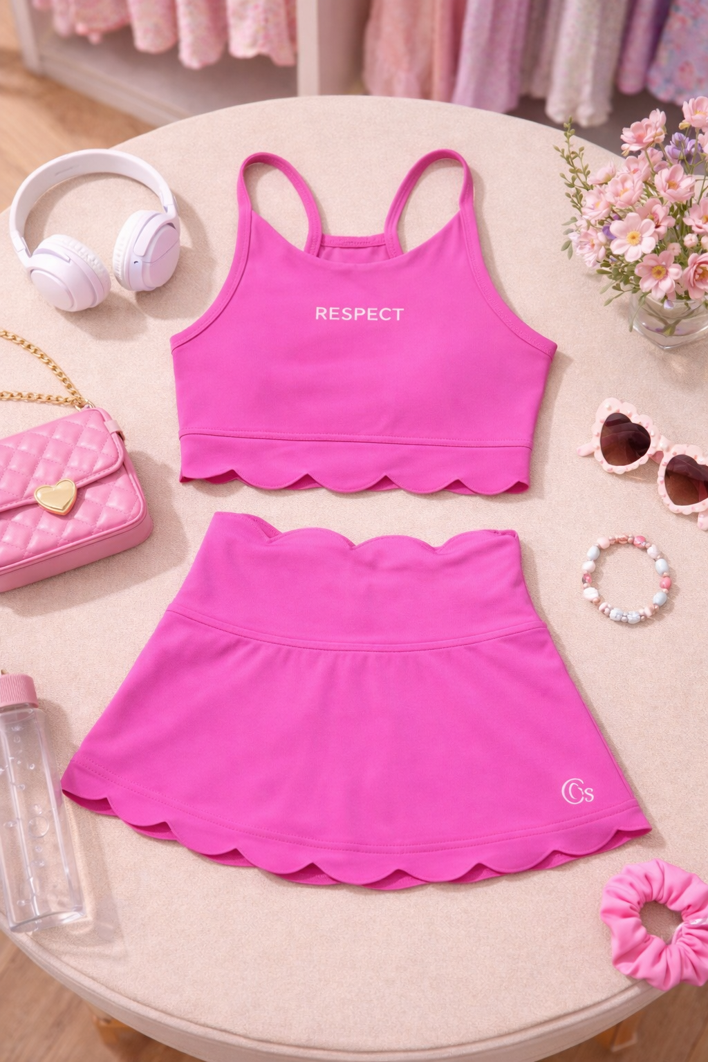 Respect | Girls Tennis Skirt Set