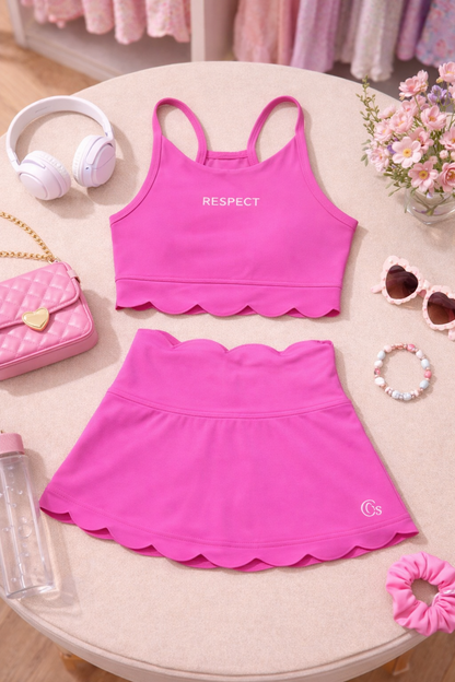 Respect | Girls Tennis Skirt Set