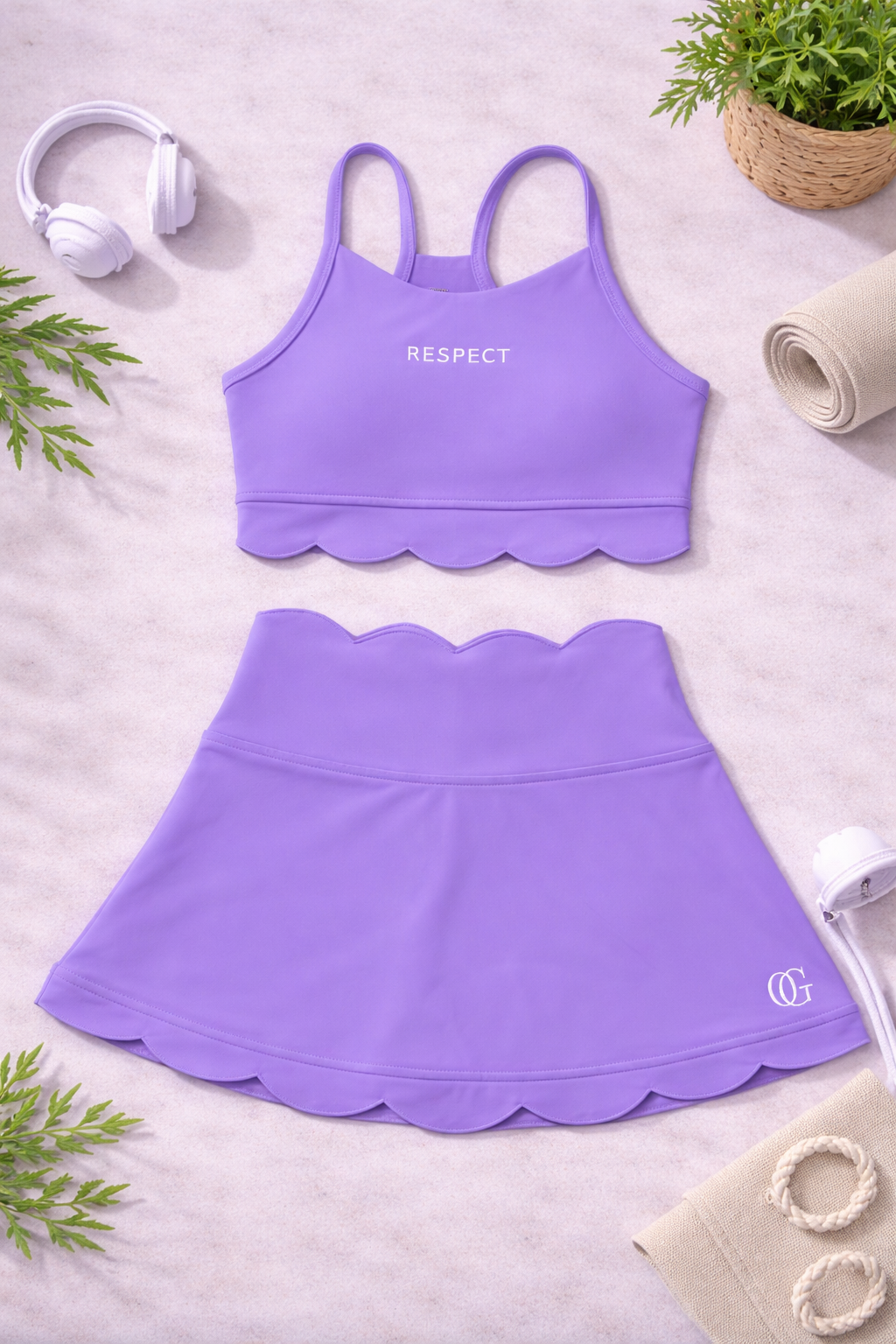 Respect | Girls Tennis Skirt Set