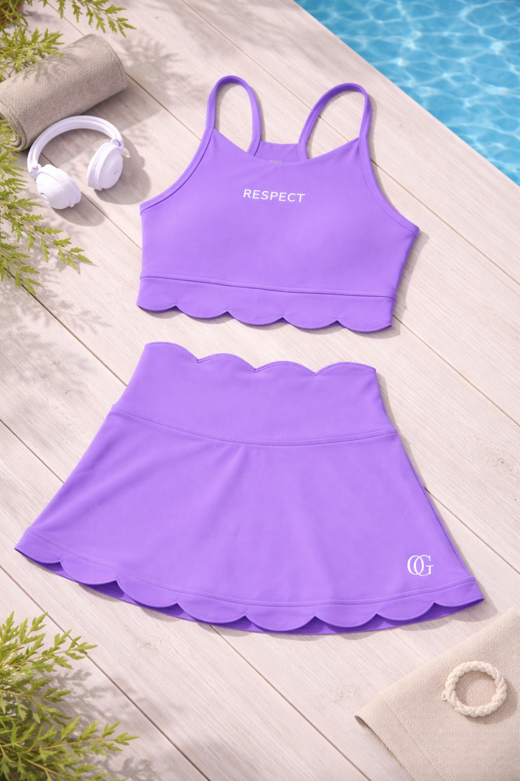 Respect | Girls Tennis Skirt Set