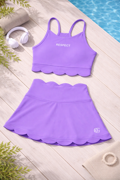 Respect | Girls Tennis Skirt Set