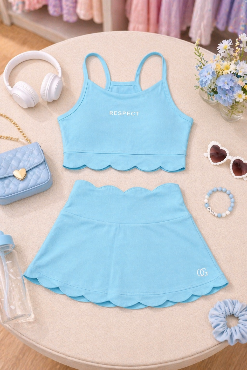 Respect | Girls Tennis Skirt Set